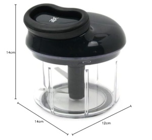 Zerkleinerer manual WMF Gourmet 900ml, cu cutite din otel inoxidabil, ideal pentru legume si fructe - Img 11