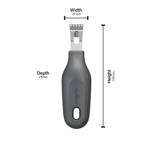 Zester 2 in 1 Zyliss cu maner din grau, inox, pentru lamaie si lime - Img 8