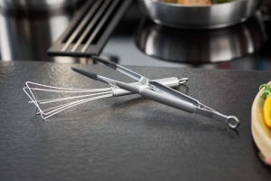 Zgarda pentru animale ROSLE Spitzzange Silikon, 32 cm, inox, negru - Img 3