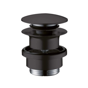 Ablaufgarnitur hansgrohe Push-Open pentru chiuveta si bideu, mattschwarz, large