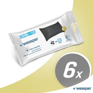 Absorbant de mirosuri Wessper Fresh Fridge - 6 cartuse cu activ carbon - Img 2
