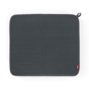 Abtropfmatte Rayen - 40x46 cm, super absorbanta, uscare rapida, gri inchis - Img 2