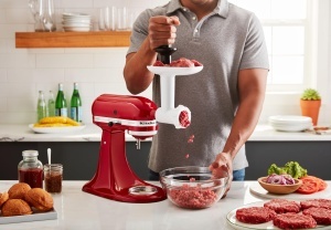 Accesorii pentru robot de bucatarie KitchenAid 5KSMFT, alb, din plastic, usor de curatat - Img 4