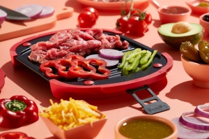 Accesoriu grill pentru cuptorul cu microunde, Rosu/Negru - Img 9