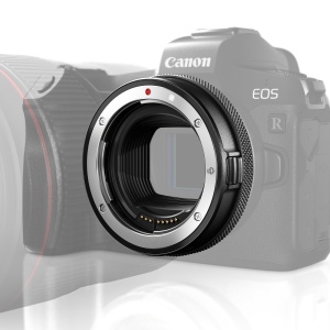 Adaptor Bajonet Canon EF-EOS R pentru Obiective EF si EF-S, Negru - Img 2