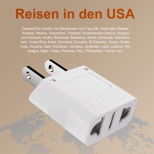 Adaptor de calatorie GRIFEMA GD604, 4 buc, 250V, 6A, design compact - Img 6