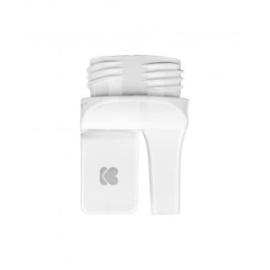 Adaptor pentru pompe de lapte Kikka Boo set 2 bucati alb