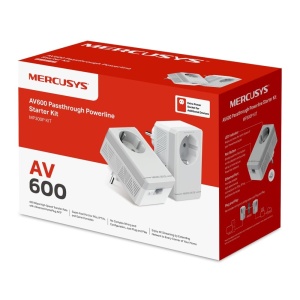 Adaptor Powerline Mercusys MP300P, 600 Mbits, Gigabit LAN, PlugPlay - Img 7