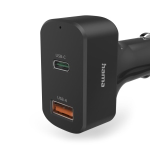Adaptor universal Hama Kfz USB C pentru laptop, 65W, negru - Img 4