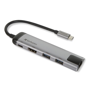 Adaptor USB-C USB 3.1 GEN 1/USB 3.0 x 2/HDMI/RJ45, 49141