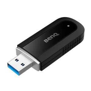 Adaptor WiFi Bluetooth BenQ WD02AT, USB 2.0, 802.11ax, Negru
