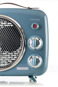 Aeroterma Ariete 808 Vintage 2000W Termostat reglabil Functie caldrece Albastru deschis - Img 3