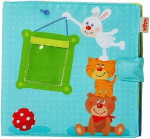 Album foto pentru copii HABA Baby-Fotoalbum 1303143001 8 poze format 10x15 cm design cu animale