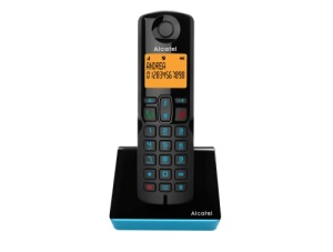 Alcatel S280 negru si albastru, maini libere, blocare apeluri, agenda telefonica cu 50 de nume si numere - Img 2