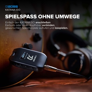 Amplificator personal pentru casti BOSS KatanaGO, compact, cu sunete autentice - Img 3
