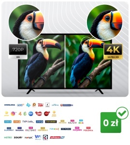 Antena DVB-T2 Berdsen cu Amplificator 28 dB, 10 m Cablu, Alba - Img 5