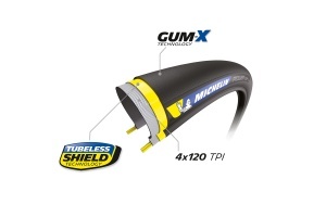 Anvelopa Michelin Power Cup TLR, Tubeless Ready, Neagra, 25 - Img 6