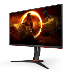 AOC Gaming 27G2SP - Monitor FHD de 27 inch, 165 Hz, 1 ms, FreeSync Premium (1920x1080, VGA, HDMI, DisplayPort) negru/rosu - Img 1