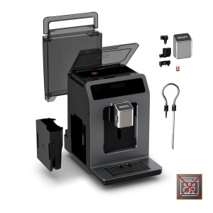 Aparat de cafea complet automat Krups Evidence Hot & Cold, 18 bauturi de specialitate, bauturi calde si reci, cappuccino cu o singura atingere, sistem de lapte cu tub de lapte, ciclu automat de ingrijire, EA898GF0 - Img 9