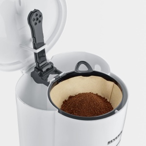 Aparat de cafea cu filtru SEVERIN cu ulcior de sticla aparat de cafea cu filtru permanent pentru pana la 10 cani 125 L cu placa de incalzire si oprire - Img 7