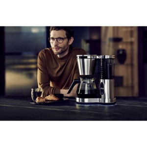 Aparat de cafea cu filtru WMF Lumero cu ulcior de sticla, cafea la filtru, 10 cani, functie de temporizare, placa de incalzire, aparat de cafea cu rezervor de apa detasabil, oprire automata, 1000 W - Img 2