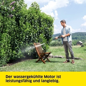 Aparat de curatat cu inalta presiune compact Karcher K 4, presiune: max. 130 bari, debit: 420 l/h, capacitate suprafata: 30 m2/h, filtru de apa, greutate: 11 kg, furtun si pistol de inalta presiune, cutter murdar, lance de pulverizare - Img 5
