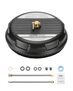 Aparat de curatat suprafete VEVOR QD-XDP06, 385 mm, 3000 PSI, cu 2 duze