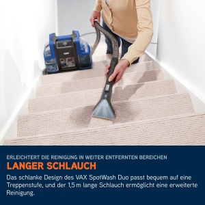 Aparat de curatat Vax SpotWash Duo pentru covoare si tapiterii cu accesorii pentru animale si solutie inclusa - Img 9