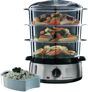 Aparat de gatit cu aburi Russell Hobbs 19270-56, 9L, 800W, timer 60 min, BPA-free - Img 3
