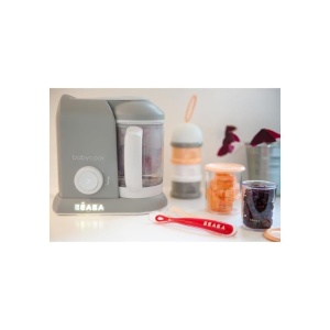 Aparat de gatit pentru bebelusi BEABA Babycook Solo 4 in 1, 1100 ml, gri - Img 3