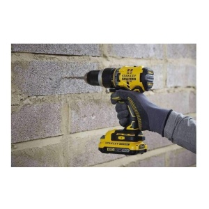 Aparat de gaurit cu percutie Stanley FatMax SFMCD721B, 18V, 80 Nm, motor burstenless - Img 2