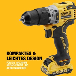 Aparat de gaurit si insurubat DEWALT DCD706D2, 12V, 2.0Ah, motor burstenlos - Img 7