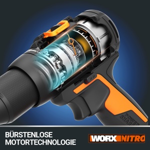 Aparat de gaurit si insurubat WORX WX102.9, 20V, motor fara perii - Img 4