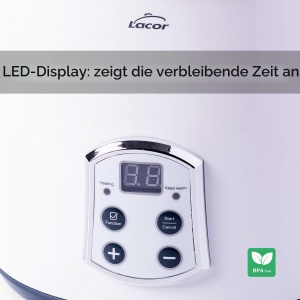 Aparat de iaurt Lacor 69243, 2L, alb, cu timer 48 ore - Img 4