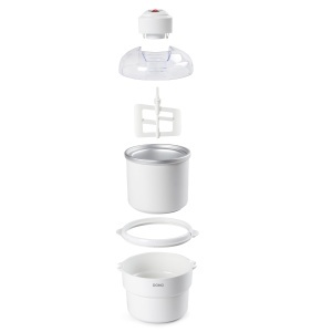Aparat de inghetata DOMO DO2309I cu bol congelator - 1 L - alb - Img 4