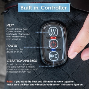 Aparat de masaj pentru genunchi COMFIER cu caldura, masaj pentru genunchi cu vibratii, invelis pentru genunchi incalzit pentru ameliorarea stresului, cadouri pentru barbati si femei - Img 8
