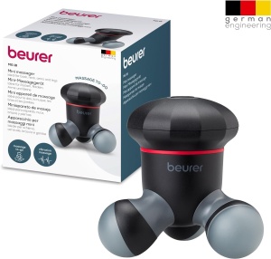 Aparat de masaj portabil Beurer MG 18, vibratii relaxante, LED, negru - Img 5
