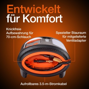 Aparat de masurat si umflat pneuri OSRAM TYREinflate 2130, manometru digital, 12V - Img 5
