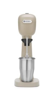Aparat de milkshake HENDI, incl. 2 pahare de blender (otel inoxidabil si policarbonat) si 4 agitatoare interschimbabile, mixer de bauturi, Frappes, mixer de bauturi, 230V/400W, 170x196x(H)490mm, caramel - Img 1