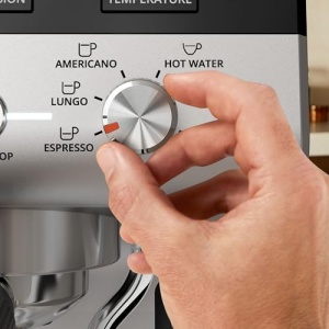 Aparat de portafiltru manual Krups Precision cu rasnita, aparat de cafea barista cu interfata de control intuitiva, setari de pre-infuzie, espressor cu bagheta de abur, incalzire rapida, XP801T10 - Img 8