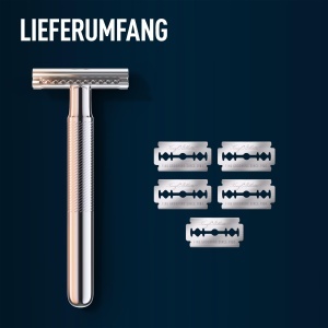 Aparat de ras King C. Gillette cu 5 lame, maner metalic si design anti-frecare - Img 6