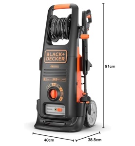 Aparat de spalat cu presiune BlackDecker BXPW2500DTS 2500W 150 Bar Dualtech NegruPortocaliu - Img 8
