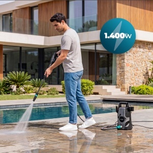 Aparat de spalat cu presiune Cecotec HydroBoost 1400 Essential Plus, 1400 W, 105 Bar - Img 2