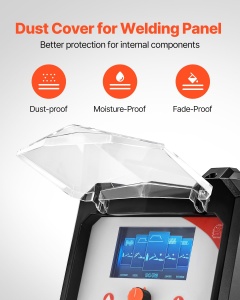 Aparat de sudura VEVOR ACDC TIG-200, 200A, 6-in-1, cu display LED - Img 6