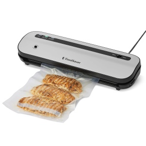 Aparat de vidat FoodSaver VS1290X, 28 cm, 50 economisire spatiu, 5x mai proaspat