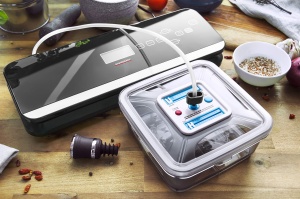 Aparat de vidat Gastroback 46013, 120W, 8Lmin, negru - Img 5