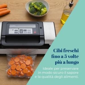 Aparat de vidat Laica VT3120, inox, functie marinare rapida, 2 role - Img 4