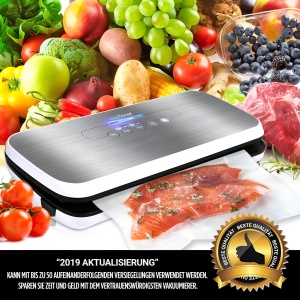 Aparat de vidat NutriChef Seal, 110W, compact, cu accesorii - Img 4
