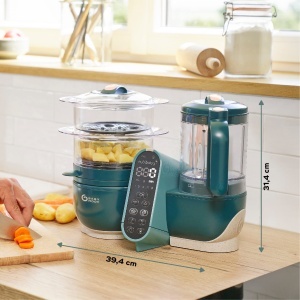 Aparat multifunctional Babymoov Nutribaby Plus Opal Green, 2200 ml, 6 functii, LCD - Img 8