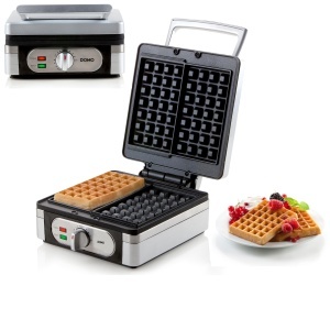 Aparat pentru vafe DOMO DO9047WN 1400W Antiaderent Design compact